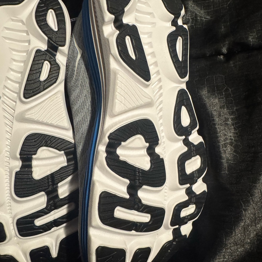 Hoka Men's Gray and Blue Athletic Shoes - Picture 4 of 4